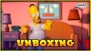 UNBOXING ACTION FIGURE HOMER SIMPSON DA JAKKS PACIFIC