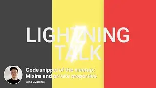 Code snippet of the meetup: Mixins and private properties | ⚡️ Lightning Talk | FlutterBE Meetup #25