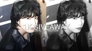 1k Mega giveaway on alight motion | Shakes,20 colorings,effects and text effect link and QR code Am