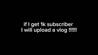 yes , if I get 1k subscriber I will upload a vlog 💀