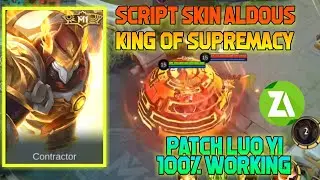 NEW SCRIPT SKIN ALDOUS M1 +FULL EFFECT + NO BAN