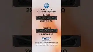 #shorts  Crown XLI Series Amplifiers / Powerful. Reliable. Affordable. xli-800-1500-2500-3500