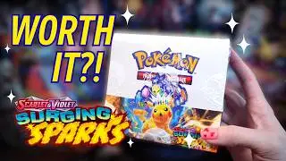 An Entire Booster Box of Surging Sparks??!! Pokemon Unboxing (Crazy Pulls?!)