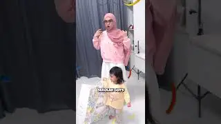 Beginilah perdramaan moana mau sekolah wkwkw #riaricis