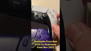 COMPARISON Dualsense from PS5 launch 2020 vs Dualsense from 2022