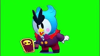 COUNT PENGULA WINNING + LOSING POSE GREEN SCREEN BRAWL STARS