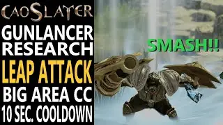 Lost Ark Gunlancer Build Research - LEAP ATTACK Skill Analysis Best Combo for Damage and Crowd C.