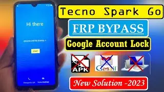 Tecno Spark Go (KC1) FRP Bypass 2023 New Tricks FRP Bypass ( KE5 ) Google Account Bypass without pc