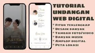 Cara Bikin Undangan Web Digital l MUDAH  DAN LENGKAP