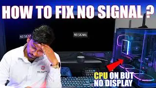 No Signal on Monitor? Here's How to FIX It! | PC No Display🚫Problem Solved 💻🛠️