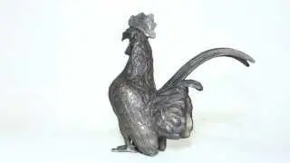 Bronze Statue: Rooster