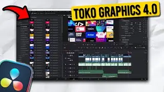 LOS MEJORES EFECTOS Y RECURSOS para DAVINCI RESOLVE 18 | TOKO GRAPHICS 4.0