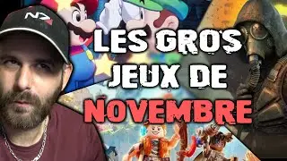 Les GROS JEUX du mois de NOVEMBRE 2024 à ne pas louper 😍