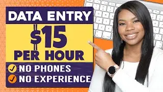 📵 No Calls! $15/Hour Work-From-Home Data Entry Job (Company Will Train You!)