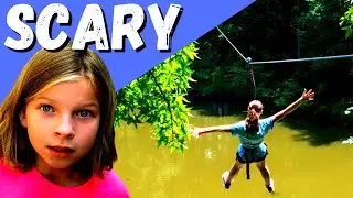 GO APE ZIPLINE- Family was so scared!