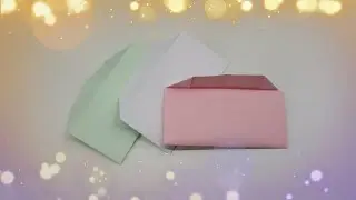 Конверт для денег из бумаги А4. Оригами.