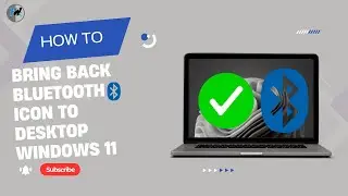 How to Restore Missing Bluetooth Icon on Windows Taskbar..
