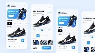 Figma tutorial for beginners | Creating a Shoes App