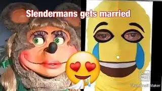Slender man marries Jo Jo Siwa(and lost his v card)