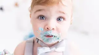 Amazing First Birthday Photoshoot with a Cake Smash Behind the Scenes with Tons of Photos