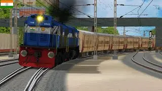 22144 - Mumbai CSMT SF Express | Indian train simulator | msts |