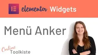 Das Menü Anker Widget in Elementor | Tutorial deutsch