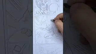 COMO DEIXAR SUA HQ MAIS DINÂMICA: O MÉTODO MARVEL! #quadrinhos #comodesenhar #shorts #marvel