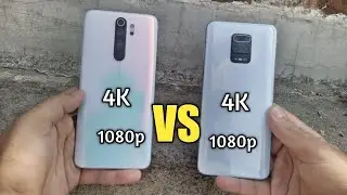 VIDEO COMPARISON REDMI NOTE 9 PRO VS NOTE 8 PRO | 4K vs 1080p |