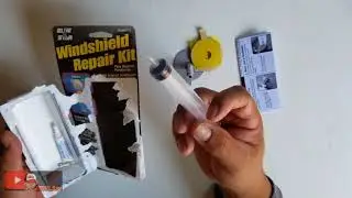 Repairing a cracked windshield / You can easily do it yourself! 🚘👌👍