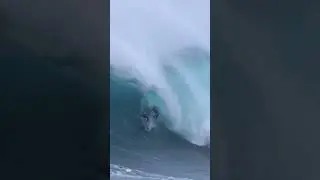 JAWS FIRST EVER DOUBLE BARREL RIDE - KAI LENNY & NATHAN FLORENCE #Shorts