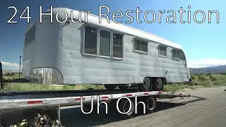 Speed restoring a vintage travel trailer in 24 hours!.. what did we get ourselves into?