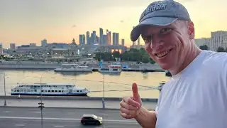 Счастливый белорус в Москве. Речные электротрамвайчики. Потрясающие виды столицы России.