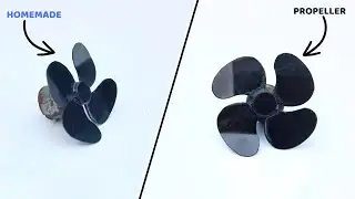 How To Make Fan Propeller From PVC Pipe At Home