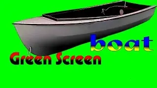 boat green screen- Blue Screen 1080p full hd