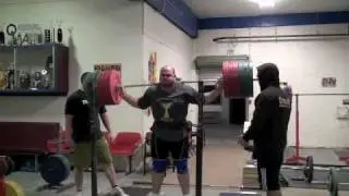 270kg x 3 and 280kg x 3 Back Squat