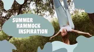 Summer hammock - outdoor fitness / antigravity / aerial yoga