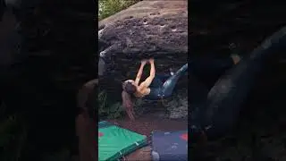 Frances Bensley climbing “Witness the Churntness” 8A