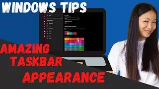 How to use the taskbar on windows : personalize it, change its color, size, position and options
