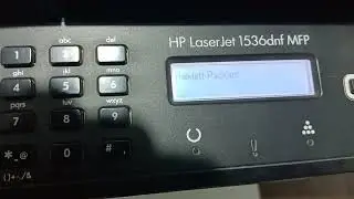 Hp laserjet 1536dnf MFP Language change settings #hp1536 #language #settings