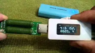 USB тестер КСХ-017.Измеряет напряжение,ток,ёмкость