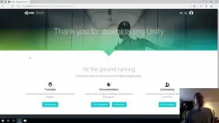 Downloading, Installing + Running Unity 3D on a Windows PC + Hello World