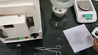 Demonstration on Proximate  analysis of coal (% Ash Determination)