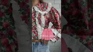 Шью рубашку с кружевными рюшами 😍😱 