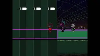 Deltarune Chapter 2 - Semi-hidden NPC in Cyber Field