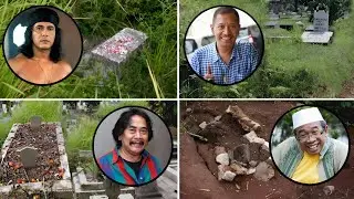 A Row of Abandoned Artist Graves