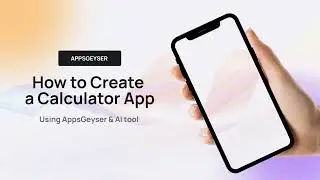 Tutorial | Calculator app ‑ How to create a mobile app with AI & App builder?