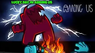 Lucky day in among us || SKINNY OP