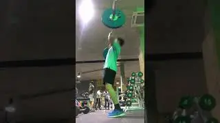 60kg ohp/military press (more like clean and press)
