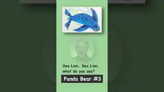 Part-3 "Panda Bear, Panda Bear, What Do You See?" #SHORTS  パンダくん、パンダくん、 なにみているの？ - ブライアン先生の英語絵本読み聞かせ