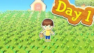 I Spent $100,000 On Flowers On Day One in Animal Crossing New Horizons